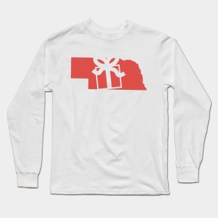 christmas in nebraska Long Sleeve T-Shirt